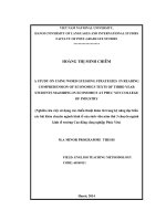 A study on using word guessing strategies in reading comprehension of economics texts of third year students majoring in economics at phuc yen college of industry 
