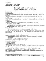 giáo án đại số 7 soạn theo 5 bước