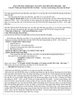 kịch bản chương trình Ban tổ chức