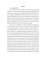 Tiểu luận cao học, quản lý nhà nước về giải quyết việc làm cho lao động nông thôn ở tỉnh thanh hóa hiện nay