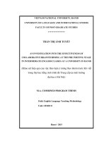 An investigation into the effectiveness of collaborative brainstorming at the pre writing stage in intermediate english classes at a university in hanoi 