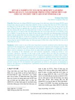Kết quả nghiên cứu xây dựng định mức lao động trong quản lý, vận hành hệ thống công trình thủy lợi cho các tổ chức thủy lợi cơ sở tỉnh Đắk Lắk