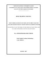 The washback effects of TOEFL ITP on first year non english major students’ motivation in learning english 