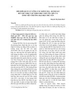 Đổi mới quản lý công tác kiểm tra - đánh giá kết quả học tập theo học chế tín chỉ của sinh viên trường Đại học Phú Yên