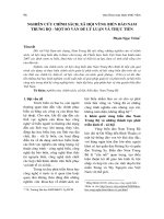 Nghiên cứu chính sách, xã hội vùng biển đảo Nam Trung Bộ - một số vấn đề lý luận và thực tiễn