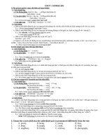 BÀI TẬP TIẾNG ANH 12 CẢ NĂM