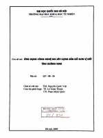 Ứng dụng công nghệ GIS xây dựng bản đồ đơn vị đất tỉnh quảng ninh đề tài NCKH  QT 08 56 