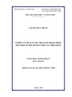 Nghiên cứu đề xuất đặc trưng đồ thị PSI trong phát hiện mã độc botnet trên các thiết bị iot  tt 