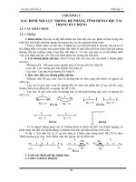 Chương 2 xác định nội lực trong hệ phẳng tĩnh định chịu tải trọng bất động các khái niệm