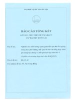 Nghiên cứu mối tương quan giữa kết quả thi tốt nghiệp trung học phổ thông, kết quả thi bài thi tổng hợp đánh giá năng lực chung và kết quả học tập năm thứ i (nghiên cứu trường hợp sinh viên ĐHQGHN) 