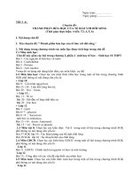 Tiết 3-6 chuyên đề thành phần hóa học của tb