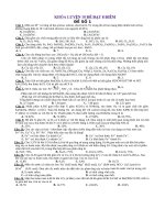 BỘ ĐỀ LUYỆN THI ĐẠI HỌC MÔN HÓA ẴM TRỌN 8 ĐIỂM