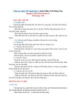 Giáo án môn mỹ thuật lớp 1 bộ chân trời sáng tạo 