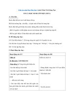 Giáo án môn đạo đức bộ sách chân trời sáng tạo 