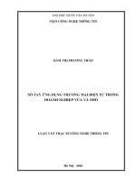 Sổ tay ứng dụng thương mại điện tử trong doanh nghiệp vừa và nhỏ 
