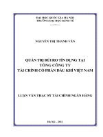 Quản trị rủi ro tín dụng tại tổng công ty tài chính cổ phần dầu khí việt nam001 