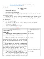 Giáo án tiếng việt lớp 1 bộ sách cánh diều 