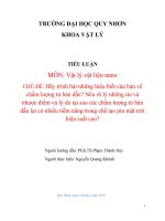 CHẤM LƯỢNG tử bán dẫn 