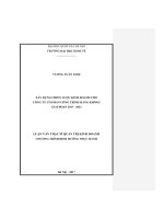 Xây dựng chiến lược kinh doanh cho công ty cổ phần công trình hàng không giai đoạn 2017   2022 