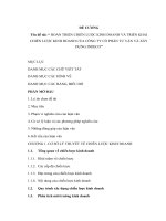 Hoàn hiện chiến lược kinh doanh và triển khai chiến lược kinh doanh cho công ty cổ phần tư vấn và đầu tư xây dựng indeco 