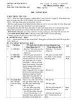 Kế hoạch dạy học lớp 5 tuan 3 xong