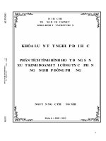 Phân tích, đánh giá hoạt động kinh doanh của công ty Cổ phần ngư nghiệp Đông Phương