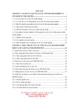 Cơ cấu vốn của các doanh nghiệp dịch vụ du lịch Huế trong nền kinh tế thị trường