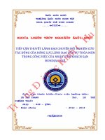 Tiếp cận thuyết lãnh đạo chuyển đổi đánh giá tác động của năng lực lãnh đạo đến sự thỏa mãn trong công việc của nhân viên