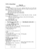 GIÁO án TIẾNG VIỆT lớp 1 TUẦN 6 