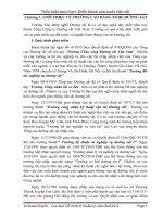 Điều hành sản xuất vận tải Với kết cấu nội dung gồm 3 chương, tiểu luật môn học Điều hành sản xuất vận tải