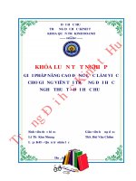 Giải pháp nâng cao động lực làm việc cho giảng viên tại Trường Đại học Nghệ thuật – Đại học Huế