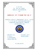 Đánh giá cảm nhận của khách hàng về chất lượng dịch vụ gửi tiết kiệm tại ngân hàng Nông nghiệp và Phát triển nông thôn Thừa Thiên Huế  Chi nhánh Phú Vang