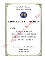 Tìm hiểu hệ thống kiểm soát nội bộ đối với chu trình bán hàng và thu tiền tại công ty cổ phần Hương Thủy