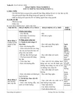 GIÁO ÁN HOẠT ĐỘNG TRẢI NGHIỆM 2 (TUẦN 5TUẦN 8)