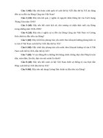 CÂU HỎI ÔN TẬP GIỮA KỲ MÔN ĐƯỜNG LỐI