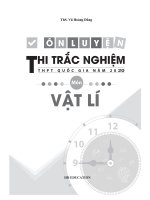 Tài liệu ôn tập vật lý 2020   không có đề thi thử 