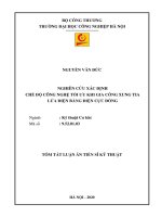 Nghiên cứu xác định chế độ công nghệ tối ưu khi gia công xung tia lửa điện bằng điện cực đồng (tt) 