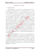 Phân tích mối quan hệ giữa chất lượng dịch vụ và sự hài lòng của khách hàng đối với dịch vụ Internet cáp quang của Công ty cổ phần viễn thông FPT Chi nhánh Huế