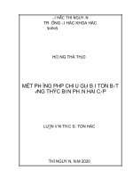 Một phương pháp chiếu giải bài toán bất đẳng thức biến phân hai cấp 