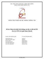 Báo cáo Phân tích thiết kế PTIT