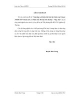 (Luận văn thạc sĩ) Giải pháp cải thiện tình hình tài chính của Công ty TNHH MTV Thoát nước và Phát triển Đô thị Tỉnh Bà Rịa  Vũng Tàu