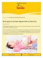 Tre di ngoai phan co mui tanh