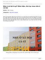 nha o xa hoi la gi dieu kien thu tuc mua nha o xa hoi nhamatdat com 
