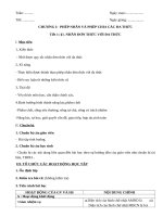 Giáo án Đại số 8 cả năm 2 cột soạn theo 5 hoạt động định hướng phát triển năng lực trường học mới