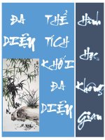 Các dạng bài tập khối đa diện và thể tích của chúng – hoàng xuân nhàn 