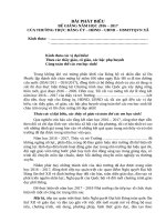 BÀI PHÁT BIỂU bế GIẢNG năm học