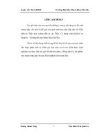 (Luận văn thạc sĩ) Hoạch định chiến lược kinh doanh giai đoạn 2012  2017 tại Công ty Cổ phần La Xuyên Vàng – Nam Định