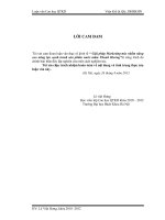 (Luận văn thạc sĩ) Giải pháp Marketing mix nhằm nâng cao năng lực cạnh tranh sản phẩm nước mắm Thanh Hương