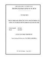 Hoàn thiện hệ thống kế toán trách nhiệm tại công ty cổ phần chứng khoán sài gòn hà nội 