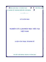 Nghiên cứu lạm phát mục tiêu tại việt nam 